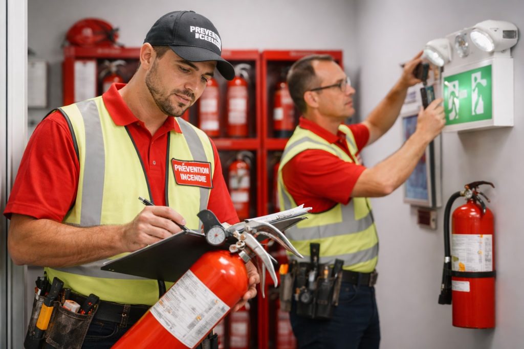 inspection d'extincteurs