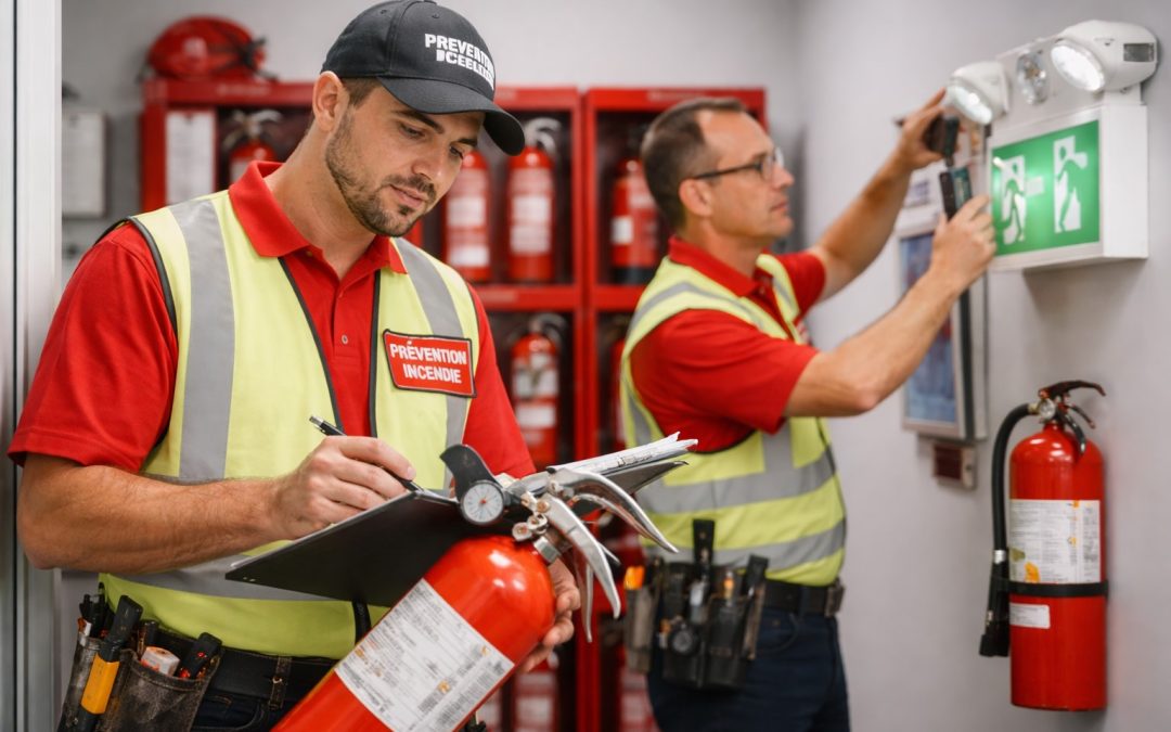 Inspection d&rsquo;extincteurs au Québec : obligations, normes et calendrier complet